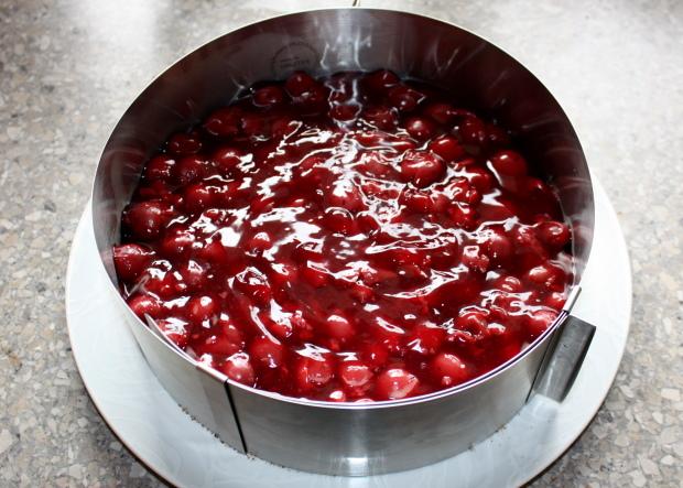 Višňovo - maková torta - recept postup 7