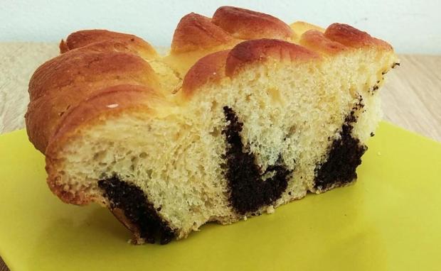 Kysnutý makový koláč - chryzantéma - recept postup 1