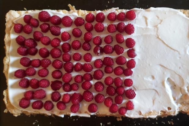 Fantastický malinový zákusok - recept postup 8