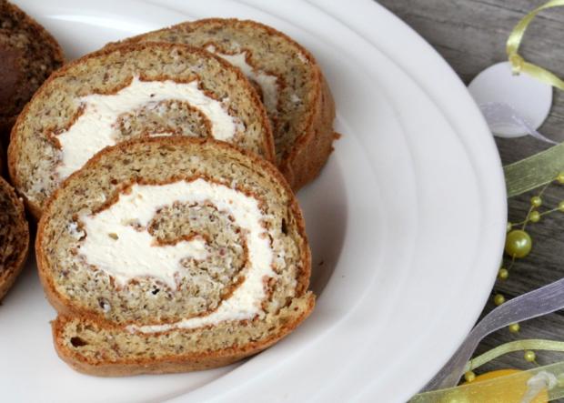 Mandľová roláda bez múky - recept