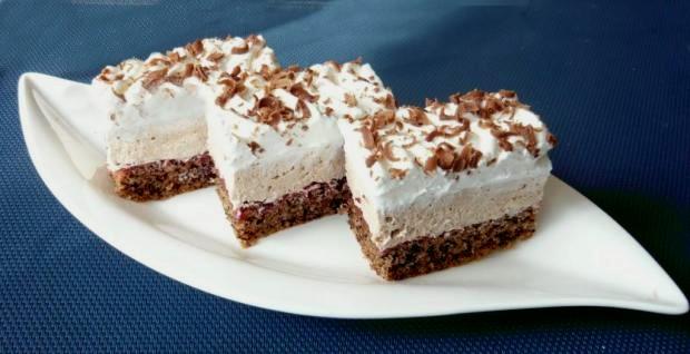 Arašidové rezy s mascarpone - recept