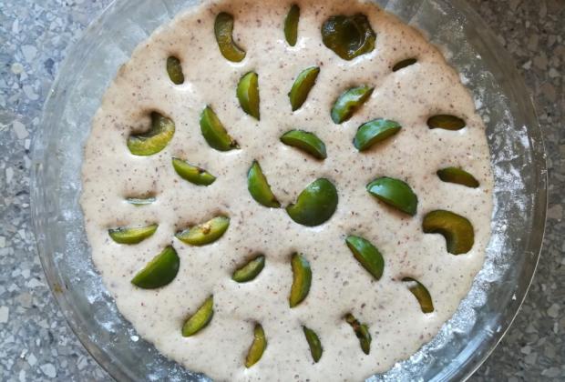 Mirabelkový koláč - recept postup 2