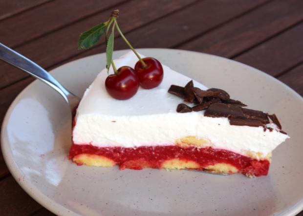 Fantastická nepečená višňová torta - recept postup 10