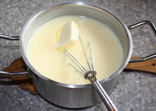 Nepečený pudingovo smotanový zákusok - recept postup 2