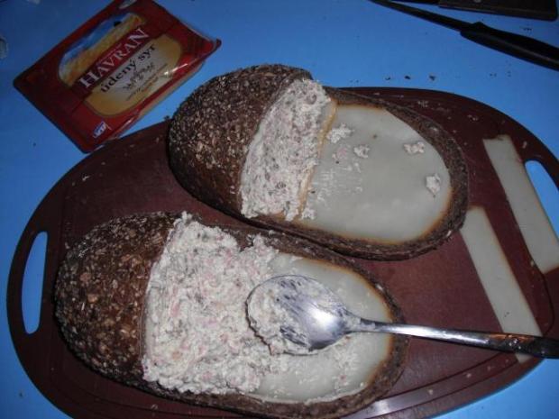 Slaná torta - papučky 2