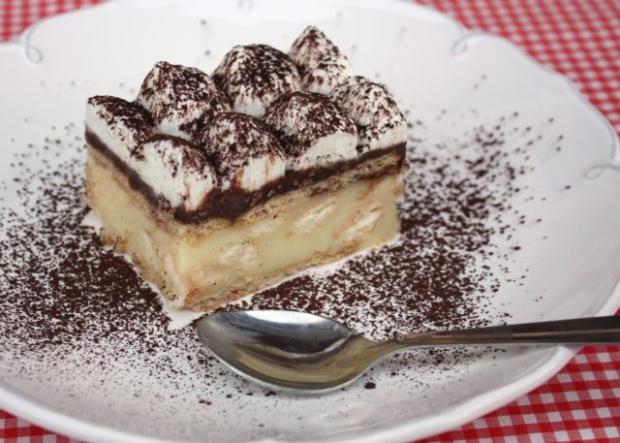 Nepečený pudingovo smotanový zákusok - recept