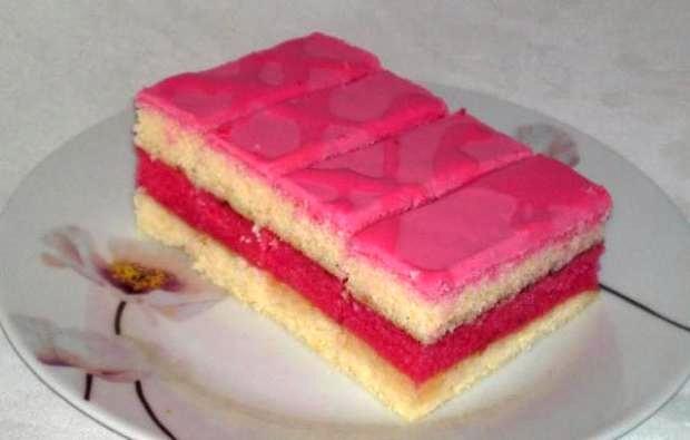 Šťavnaté punčové rezy - recept postup 1