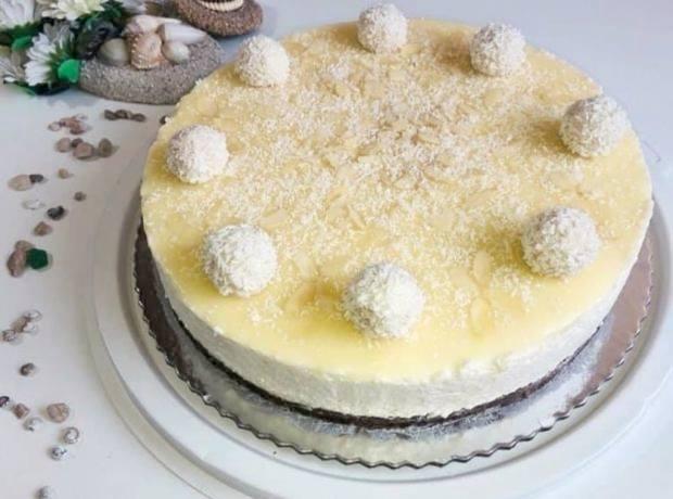 Raffaello cheesecake - recept
