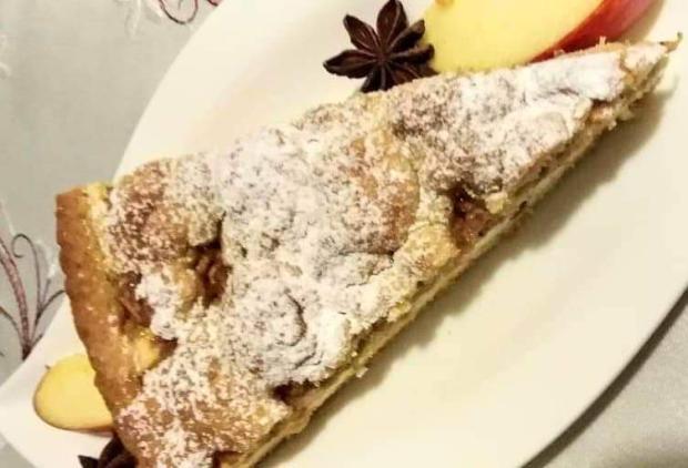 Linecký tvarohovo- jablkový koláčik. - recept