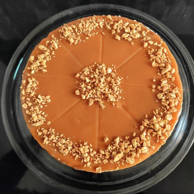 Karamelový cheesecake - recept postup 1