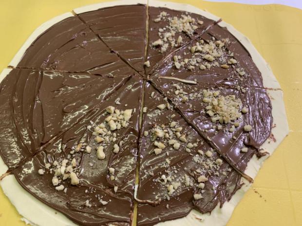 Rožky z lístkového cesta - recept postup 1