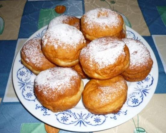 Šišky lekvárové - recept postup 1