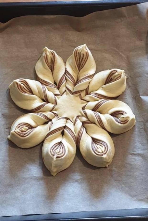 Hviezda z listkoveho cesta - recept postup 1