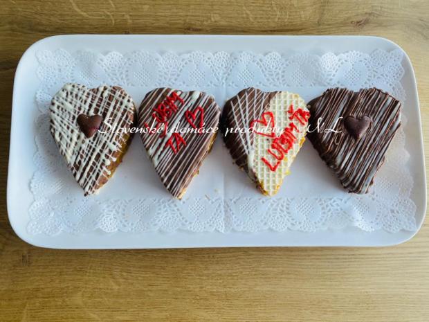 Valentínske srdiečka - recept