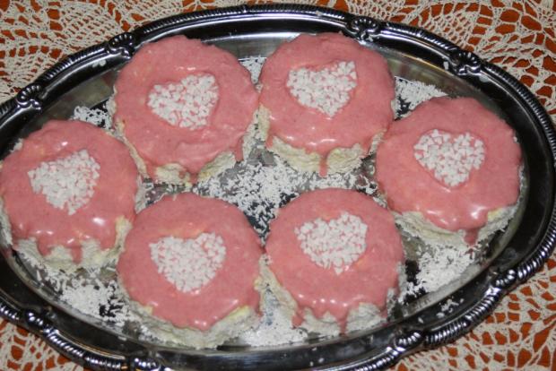 Valentínske tortičky - recept