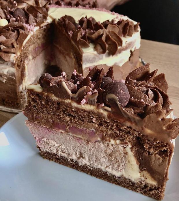 Malinová cheesecake torta, recept