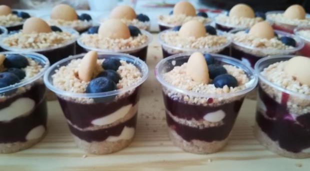 Jahodový pohárik - recept postup 1