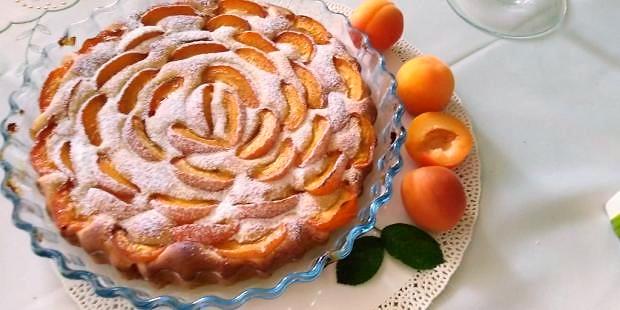 Marhuľový koláč s tvarohom, recept