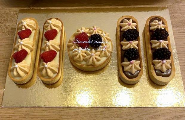 Tartaletky s karamelom a ganache, recept