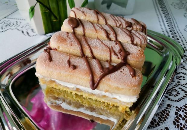 Jablkovo-tvarohový zákusok - recept