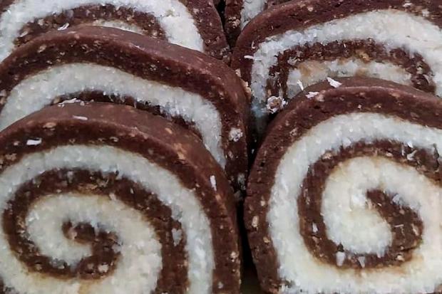 Nepečená kokosová roláda - recept