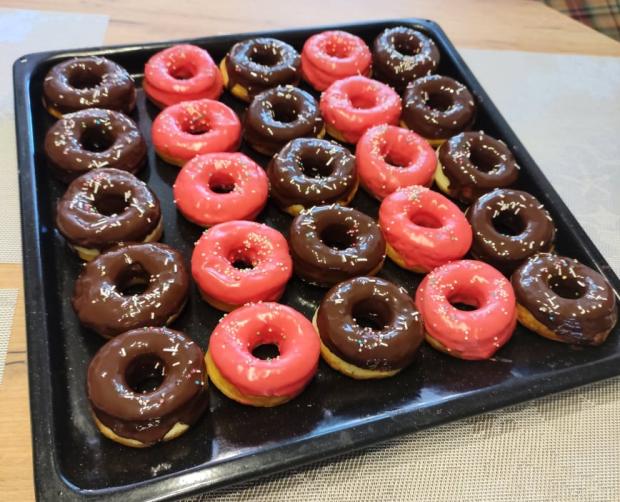 Domáce donuty pečené na plechu, recept