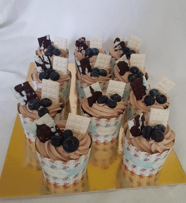Brownie cupcakes