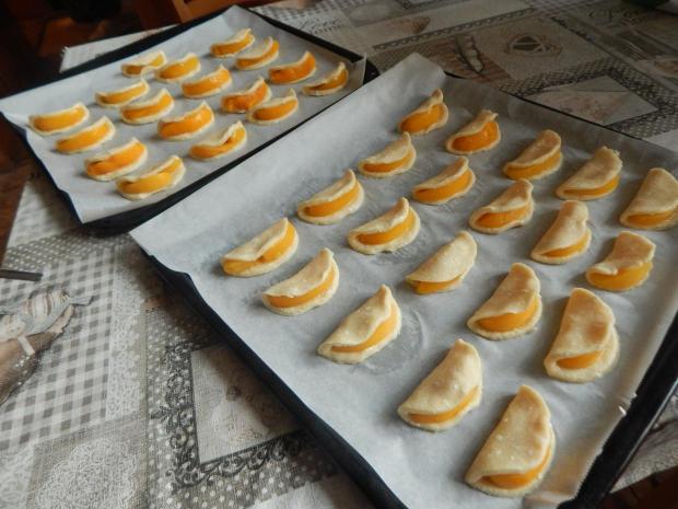 Broskyňové jednohubky - recept postup 4