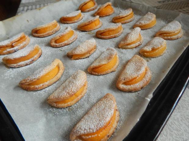 Broskyňové jednohubky - recept postup 5
