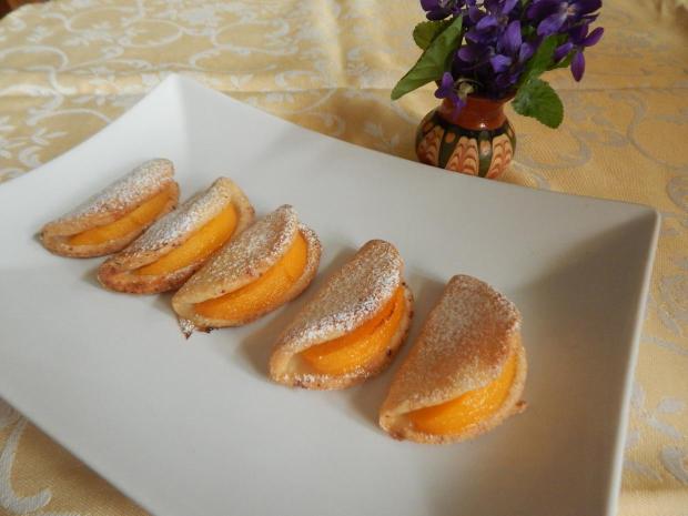 Broskyňové jednohubky - recept