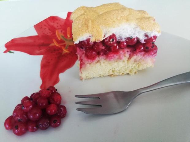Ríbezľový koláč so snehom - recept