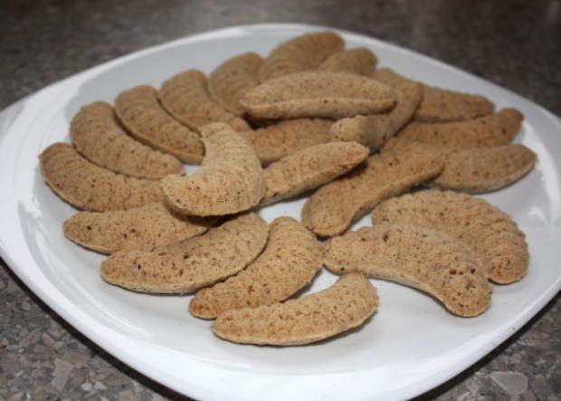 Orechové rožky - recept postup 6