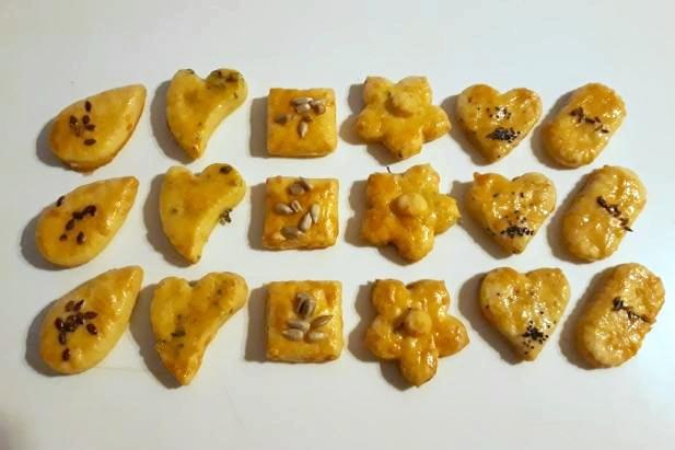 Slané syrové keksíky - recept
