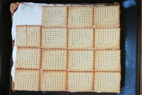 Smotanovo - malinový zákusok - recept postup 8