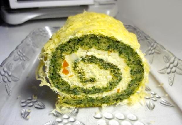 Špenátová roláda - recept
