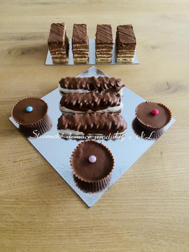 Šuhajdy orechové a karamelové - recept postup 1