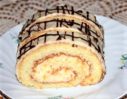 Svieža mandarinková roláda - recept