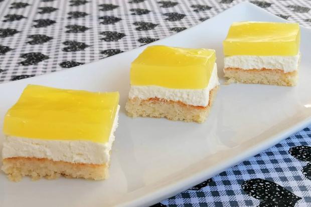 Svieže citrónové rezy - recept