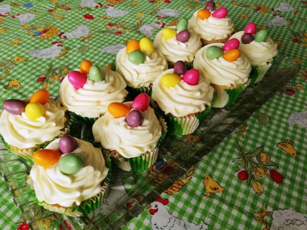 Veľkonočné cupcakes - recept postup 1