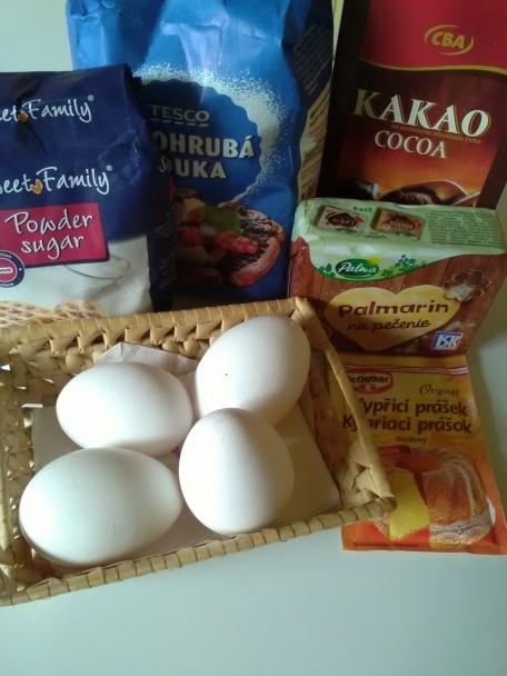 Jablkový koláč s bielkovou penou. - recept postup 1