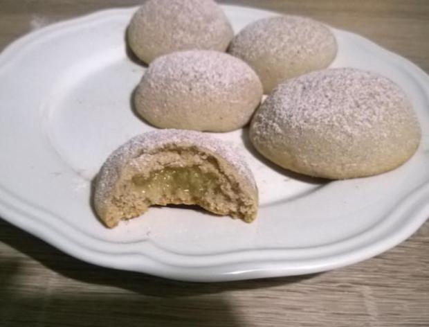 Škoricové keksíky s jablkovou plnkou - recept postup 1