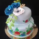 Torta Narodeninová malovaná