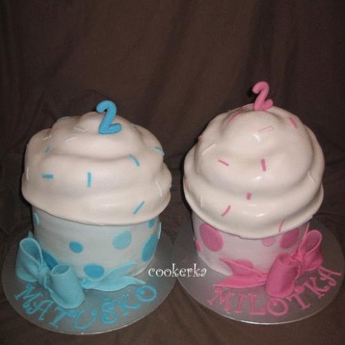 "Muffiny" pre dvojičky