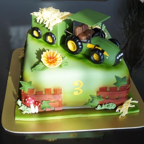 S traktorom John Deere