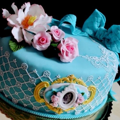 44.Torta Tyrkysová