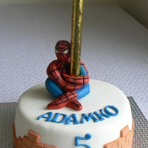 Spiderman s ohňostrojom