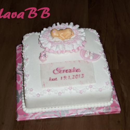 Krst Terezka - torta 249