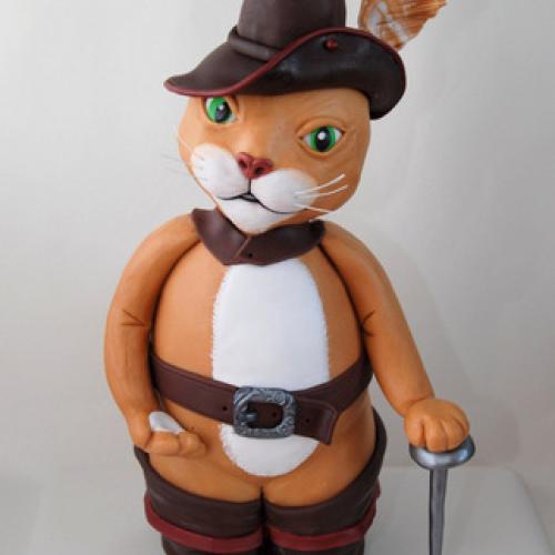 Puss In Boots cake - Kocúr v čižmách