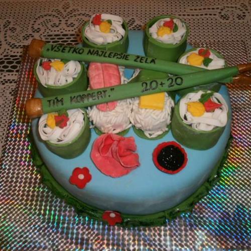 Sushi torta
