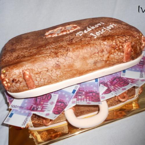 Kufor plný peňazí